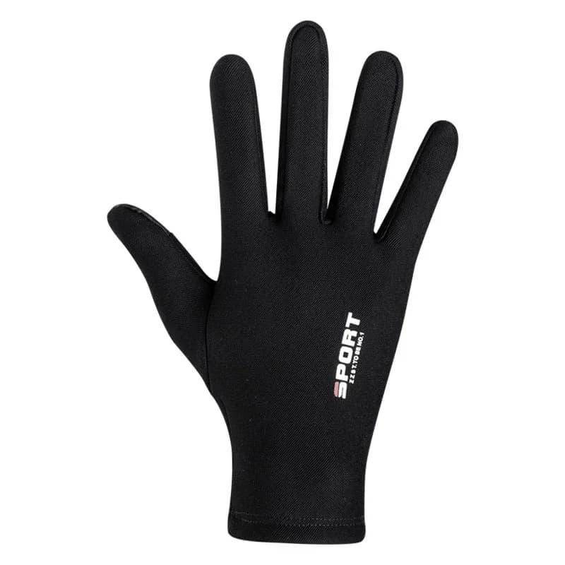 Gants pêche été soie glacée - Gants anti-dérapant écran tactile imperméables protection UV vélo