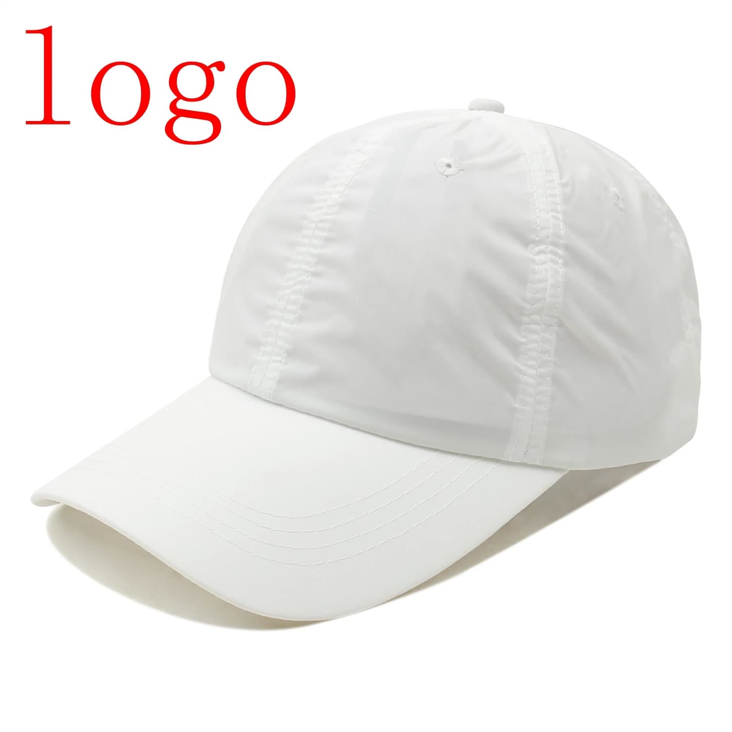 Casquette baseball brodée séchage rapide pêche - Personnalisable logo protection solaire unisexe snapback