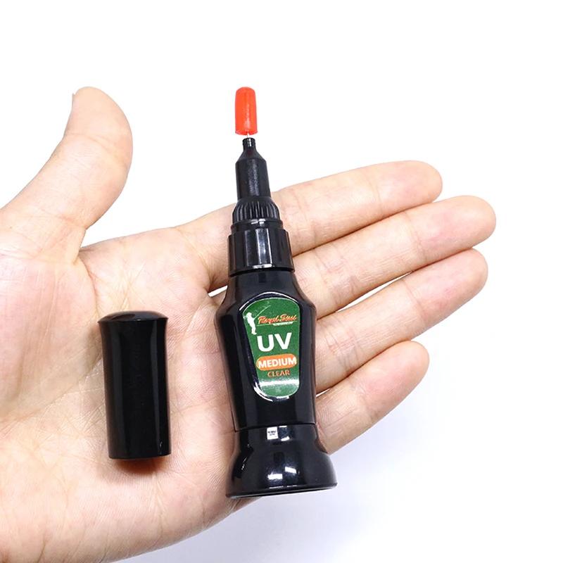 Colle UV Persuder 12ml viscosité moyenne - Matériel montage mouches avec pinceau et aiguille précision
