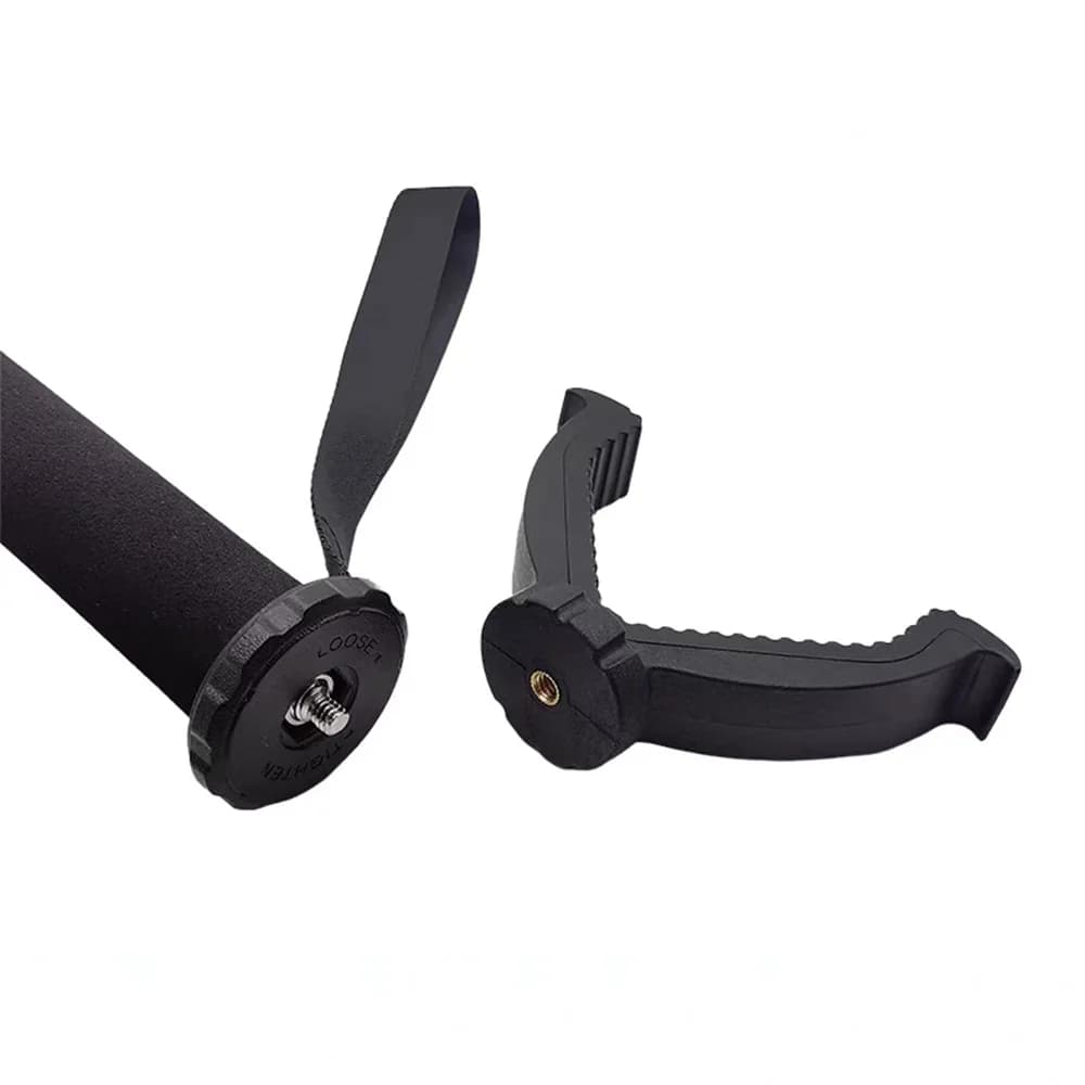 Monopod télescopique en alliage d'aluminium pour chasse et tir - Avec sangle anti-perte et tête en V