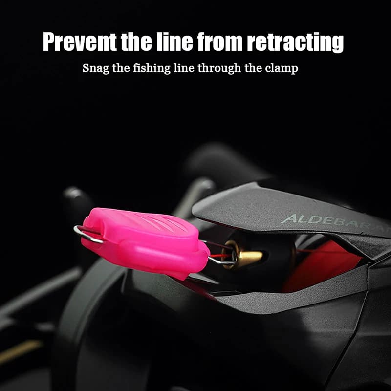 5 clips de maintien de ligne pour moulinet baitcasting - accessoires pêche pescaria