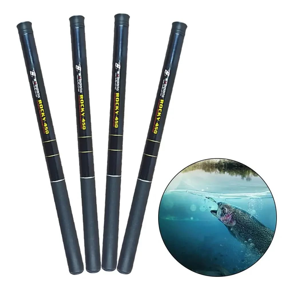 Canne télescopique ultralégère carbone portable lac rivière carpe feeder pêche voyage compacte