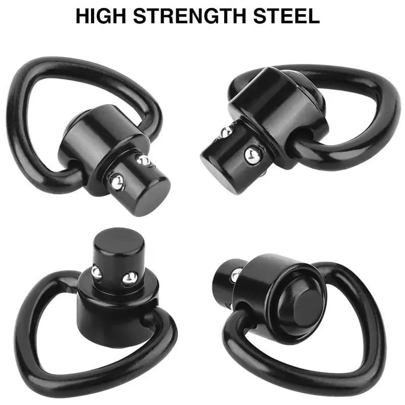 Adaptateur sangle M-LOK QD rail fixation pêche bouton poussoir métal robuste