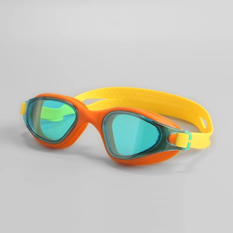 Lunettes de natation professionnelles JSJM anti-buée HD - Silicone anti-UV réglable - Unisexe adulte