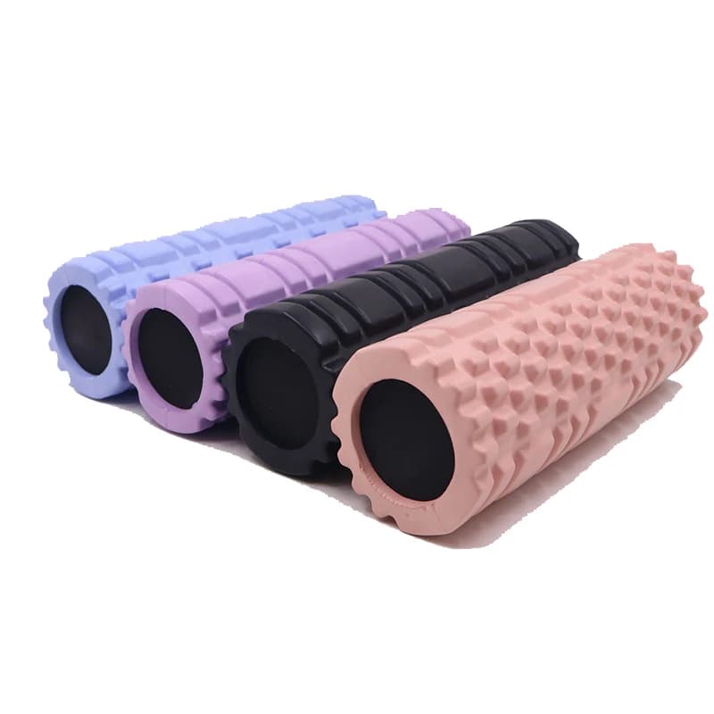 Rouleau yoga picoté massage musculaire pilates équilibre relaxation colonne vertébrale