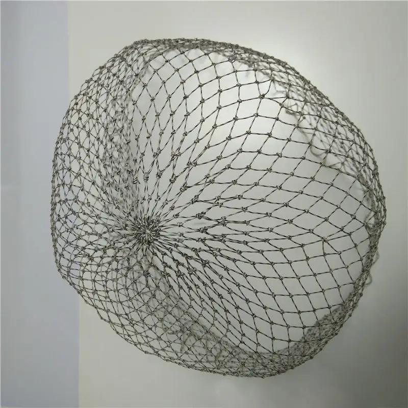 Filet pliant nylon maille losange 25-50cm profondeur - Épuisette de pêche compacte pour toutes situations