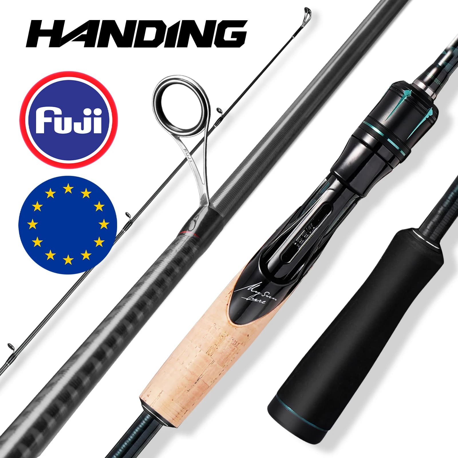 Canne pêche HANDING Magic L 1.98-2.44M UL à MH pour eau douce et mer - Action MF/F