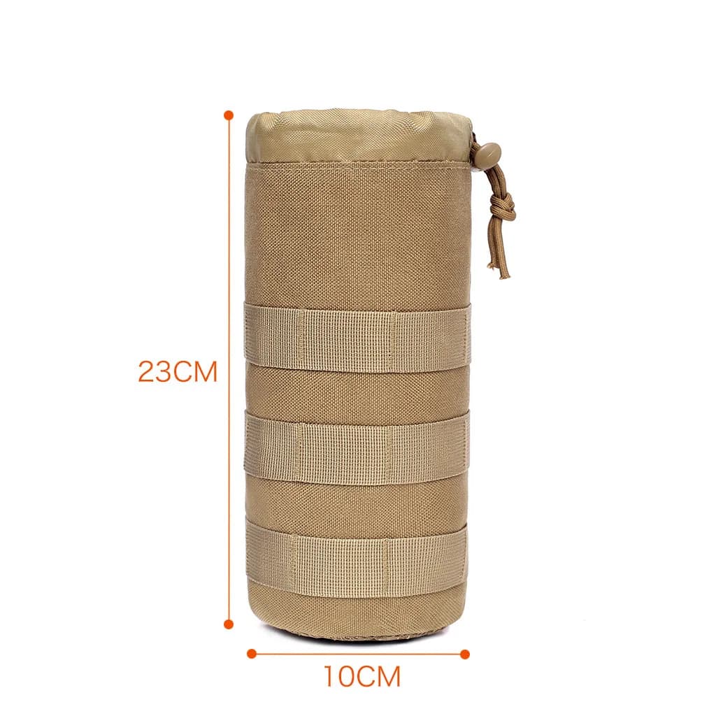 Pochette gourde MOLLE étanche transport camping randonnée pêche cyclisme équipement outdoor