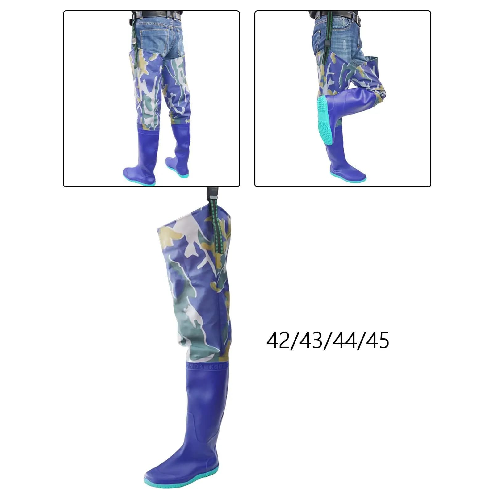 Bottes de pêche cuissardes imperméables antidérapantes pour hommes et femmes jardin wading