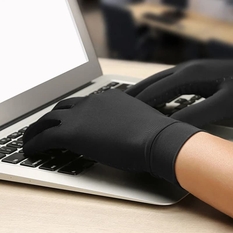 Gants de compression en cuivre pour arthrite, soutien poignet sans glissement pour pêcheurs longue durée