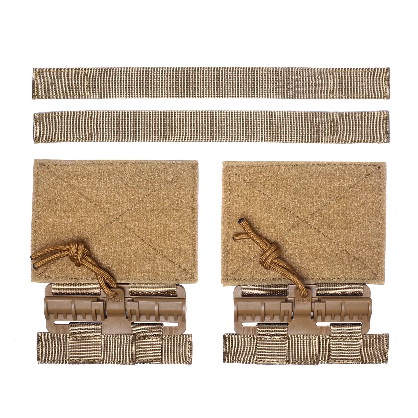 Kit 2PCS boucles dégagement rapide - Ensemble universel pour gilets JPC 6094 pêche