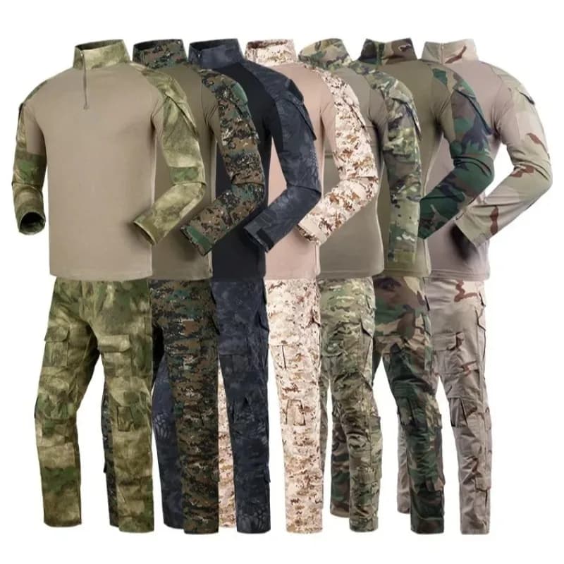 Ensemble BDU tactique complet - Tenue camouflage polyvalente paintball chasse pêche