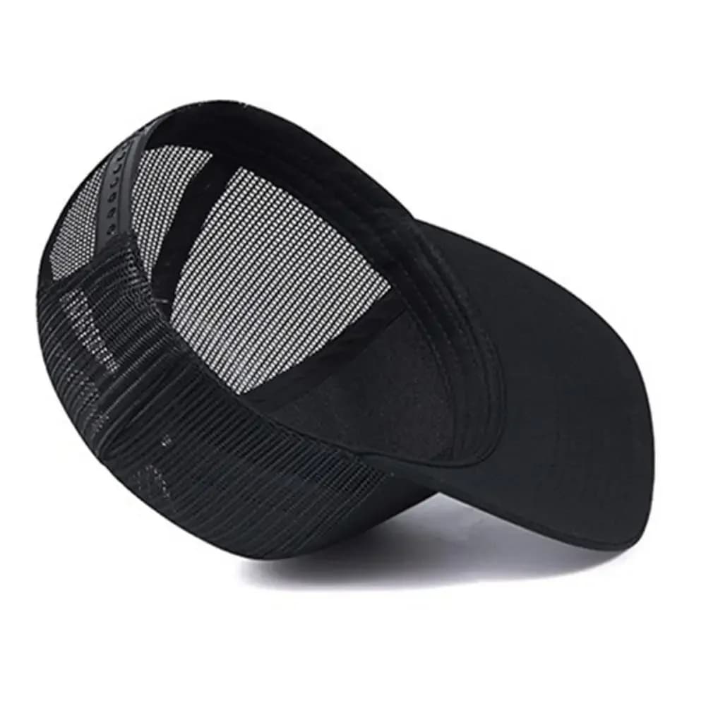 Casquette trucker légère bord incurvé pêche été respirante unisexe casual outdoor