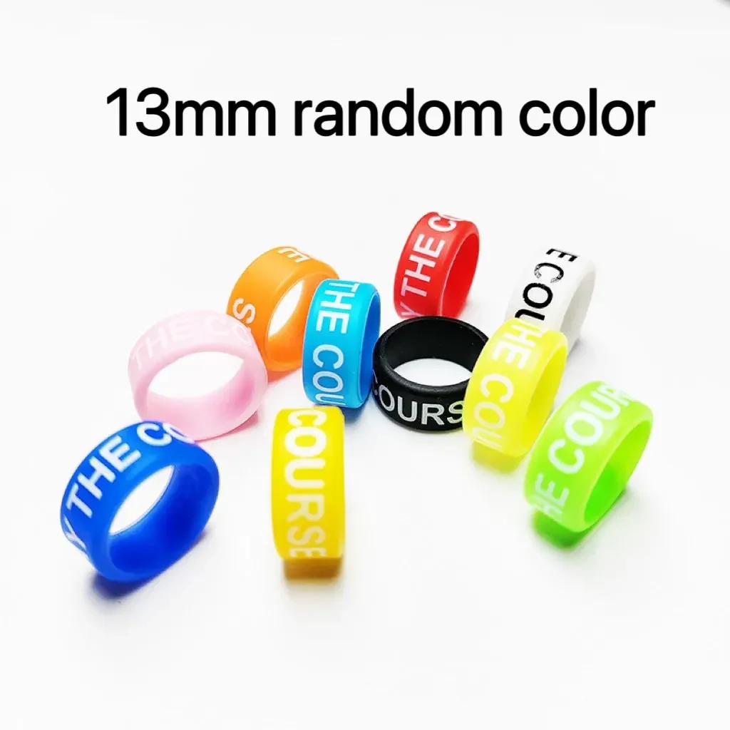 20 anneaux silicone anti-dérapage pour canne à pêche et lance-pierre - Lot de 20 pièces en