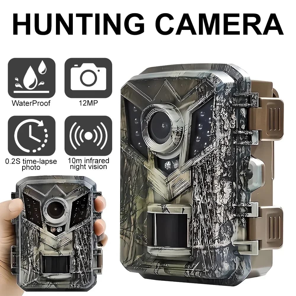 Mini caméra de chasse étanche avec vision nocturne 940nm pour monitoring faunique discret