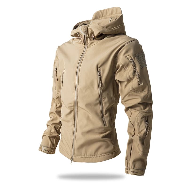 Softshell tactique peau de requin homme - Veste polaire camouflage automne - Imperméable pêche chasse