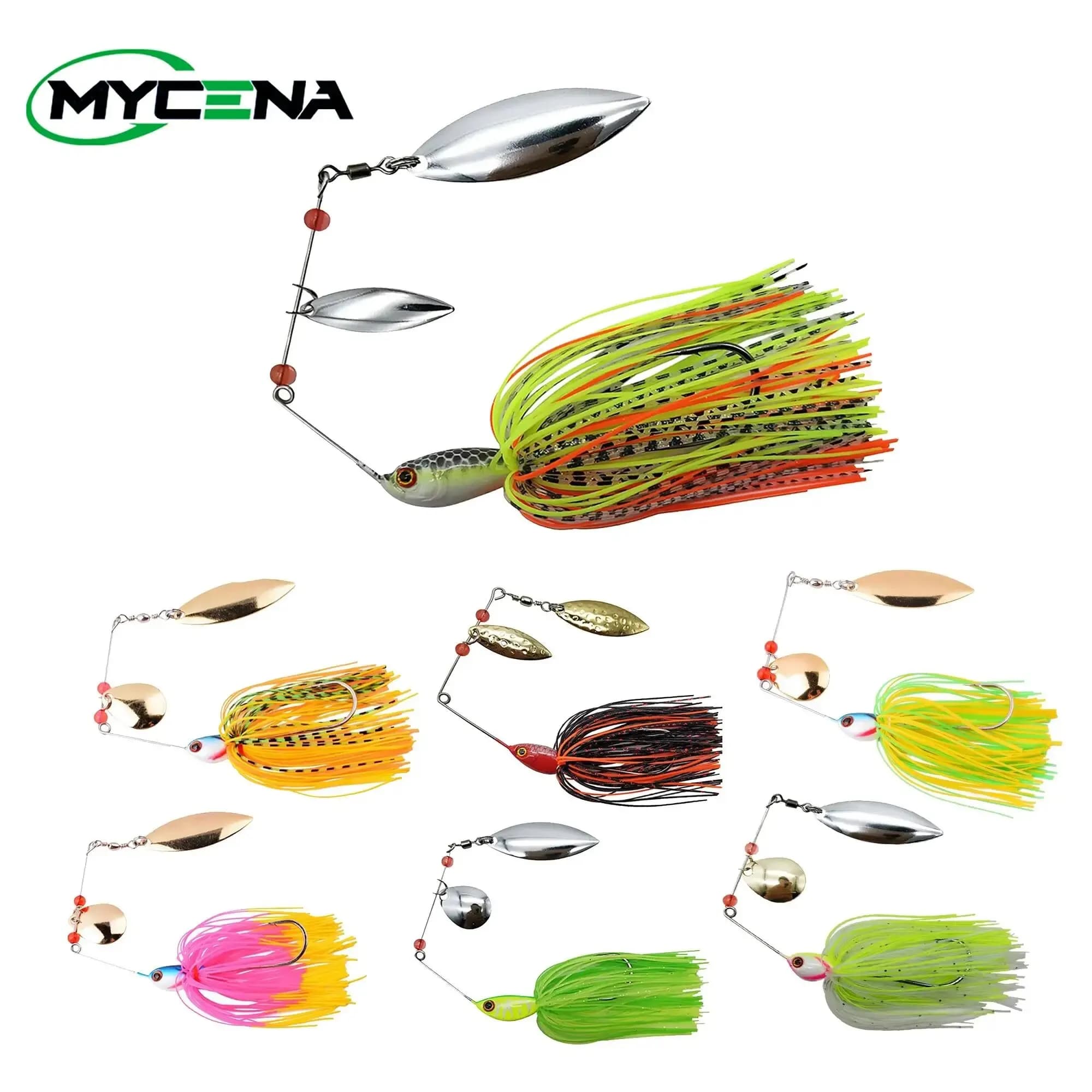 Leurre Spinner Bait Chatterbait 16G-21G pour pêche du black bass - Kit complet wobblers