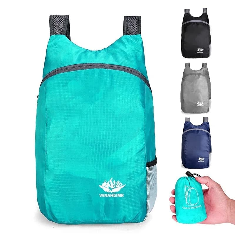 Sac à dos pliable ultraléger homme femme étanche grand volume, sac voyage léger sport outdoor et daypack