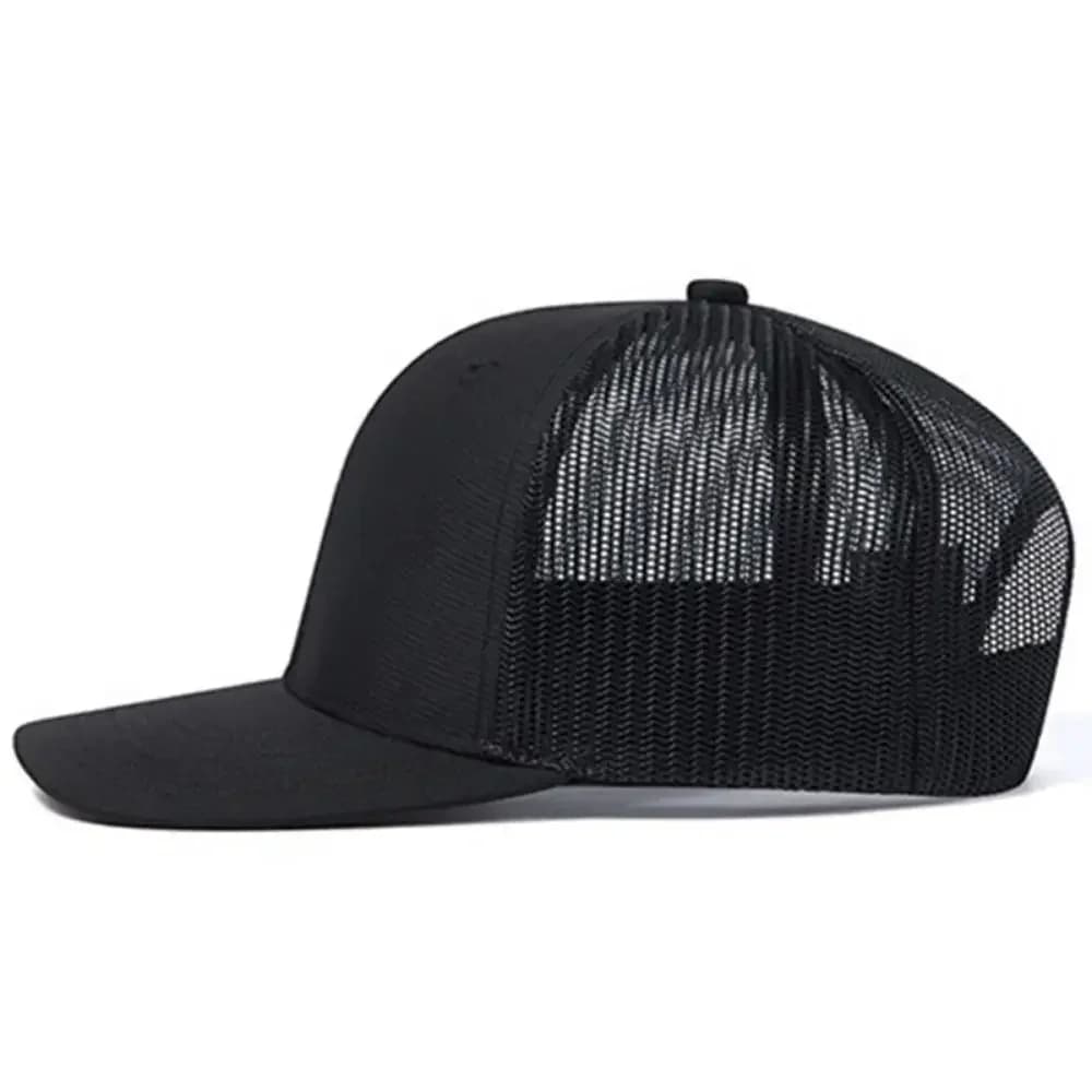 Casquette pêche légèrement courbée style trucker respirante été pêche loisir unisexe