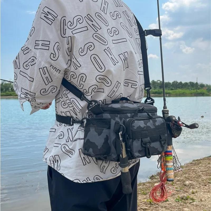 Sac à dos camouflage pêche homme - Rucksack multifonction loisirs extérieur maritime