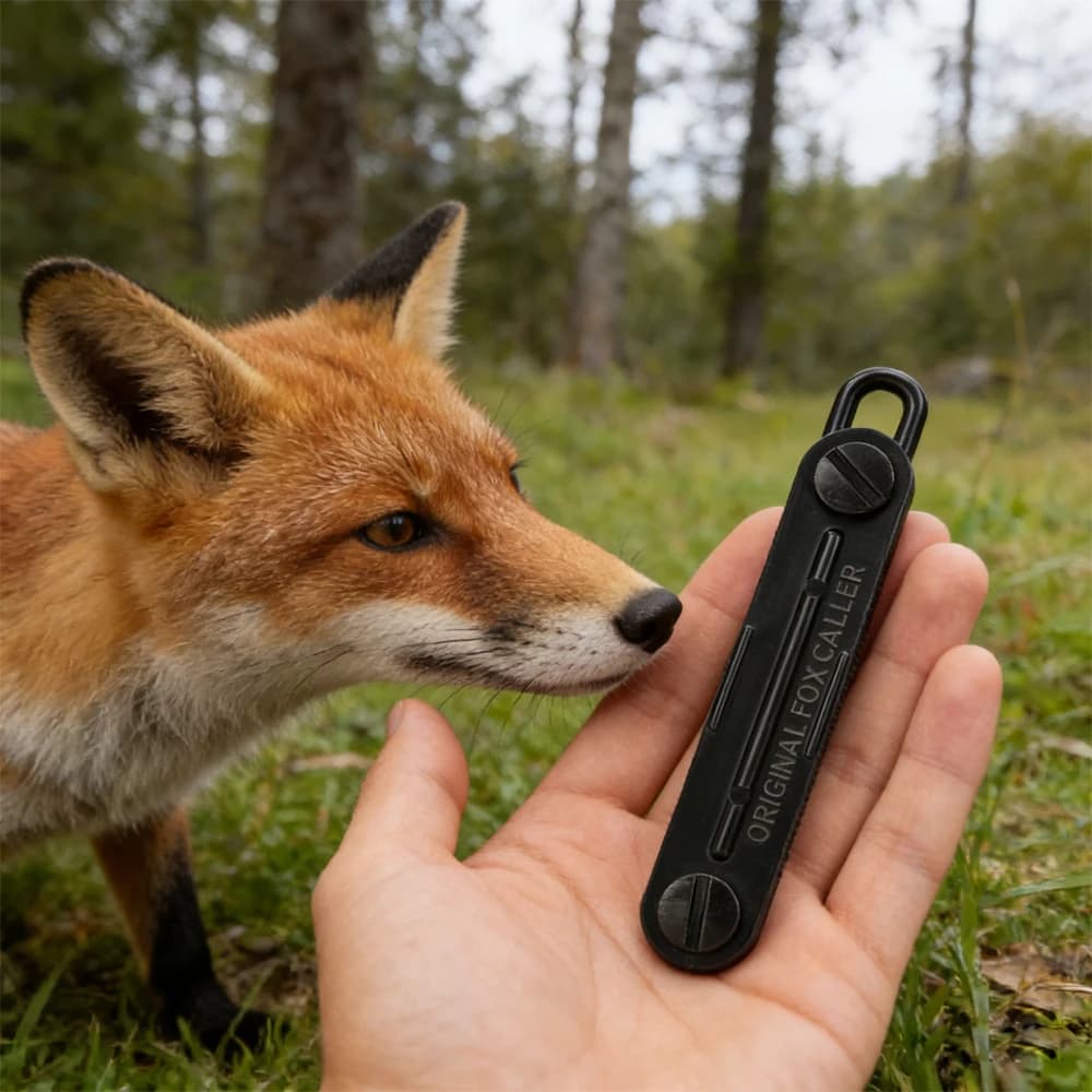 Sifflet prédateur Black Fox Blaster - Son de détresse lapin réaliste pour chasse nocturne