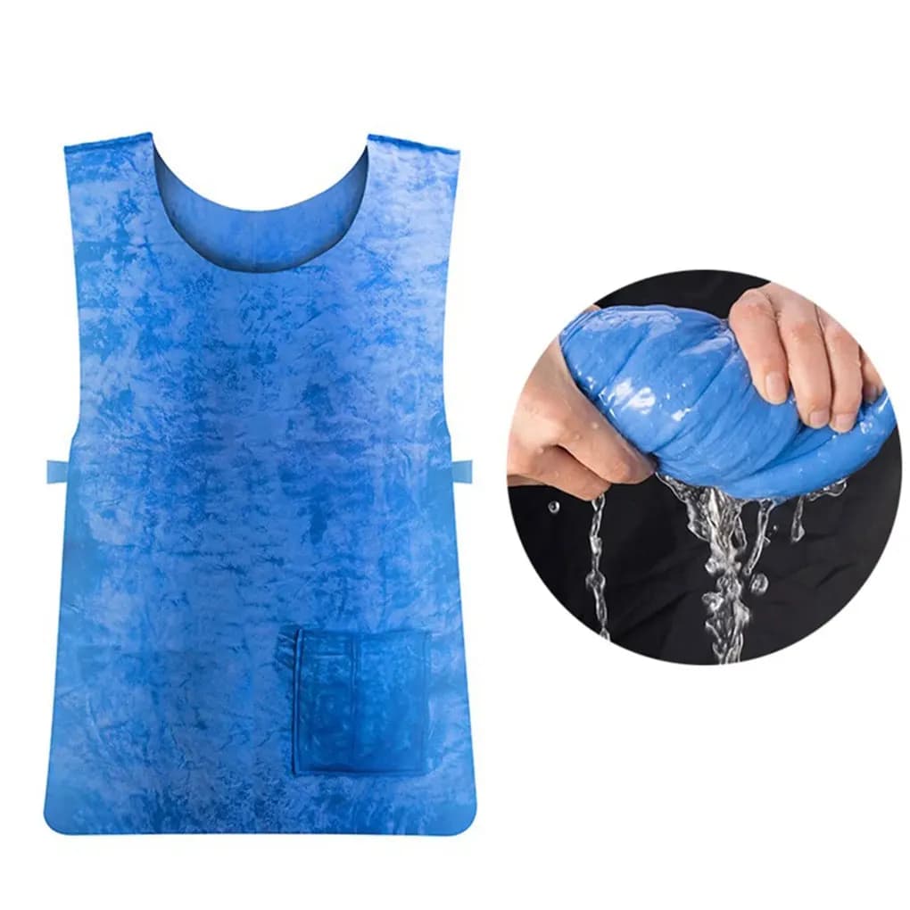 Gilet rafraîchissant d'été sans réfrigération, léger et confortable pour le sport et la pêche