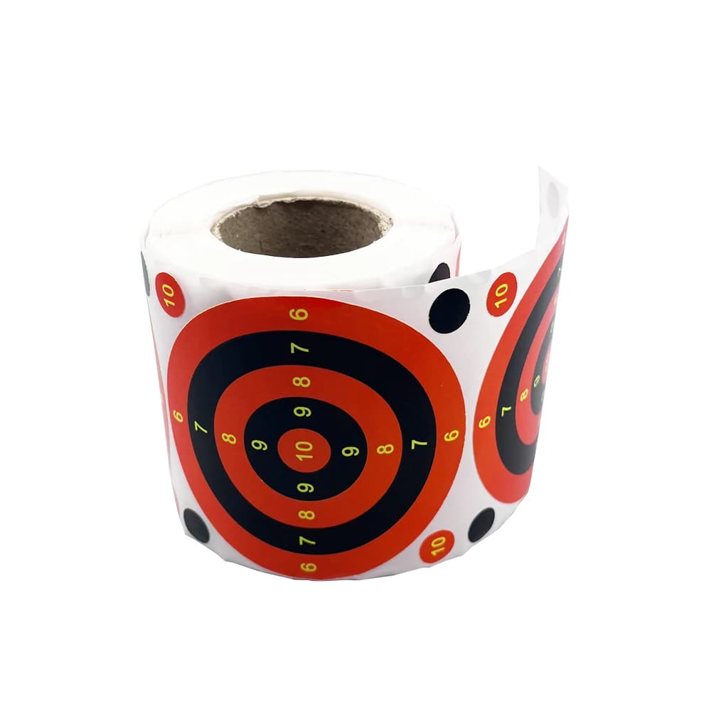 Cibles autocollantes réactives éclaboussantes 7.5cm pour tir pêche fusil pistolet - Précision