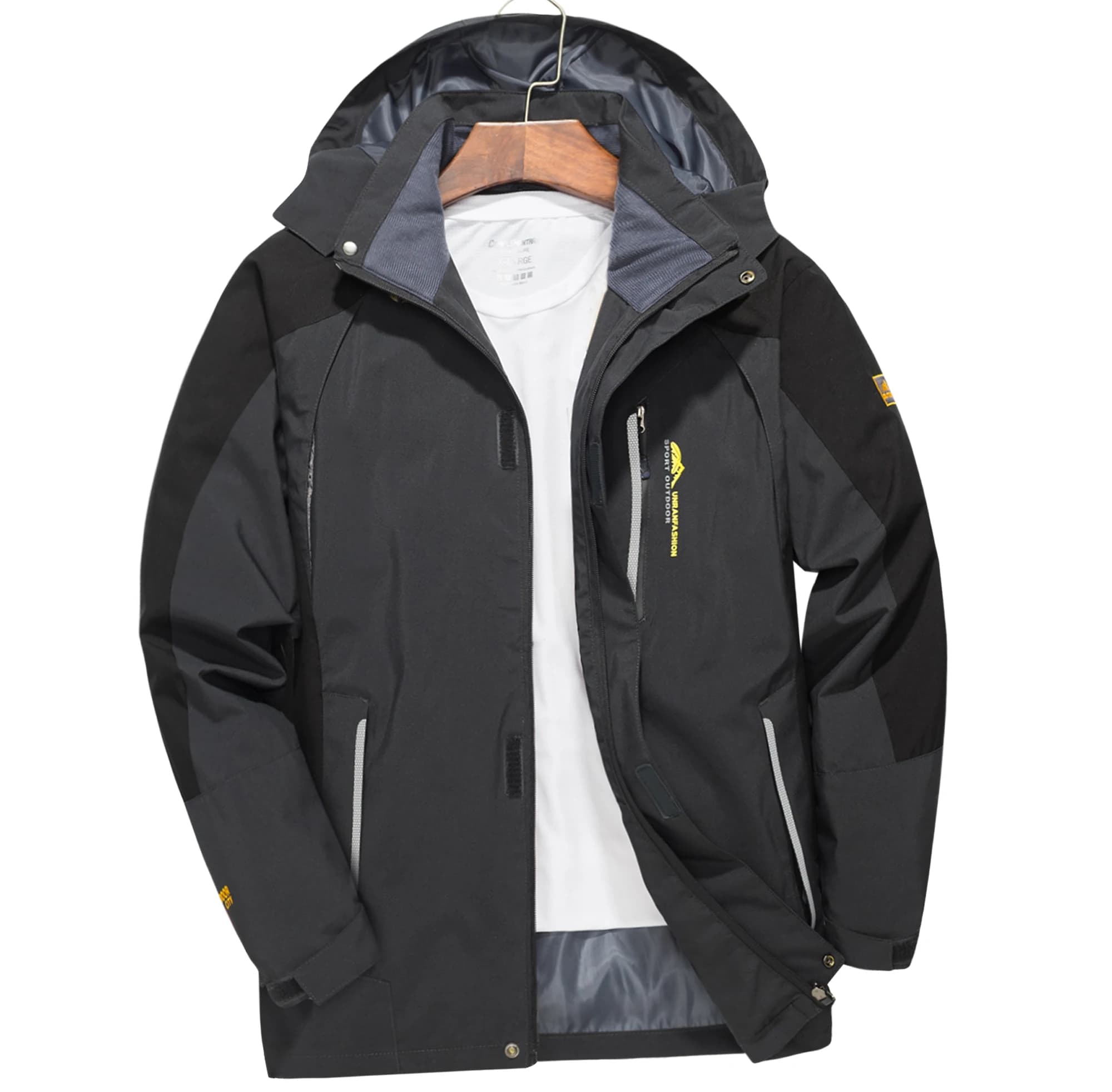 Veste de Pêche Imperméable Homme Grande Taille - Vêtement Technique Randonnée Chasse Extérieur