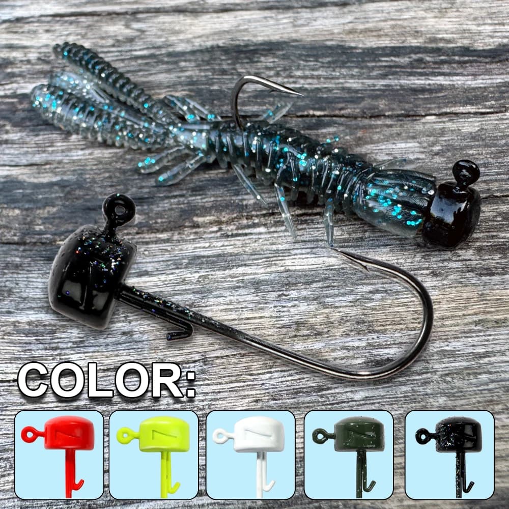 Hameçons Ned Rig GOBAIT 2.8g à 7g tête champignon pour pêche finesse du black-bass 5-20 pièces