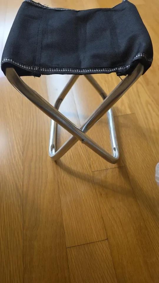 Tabouret de pêche pliable aluminium léger pour pêcheur nomade et sorties extérieures