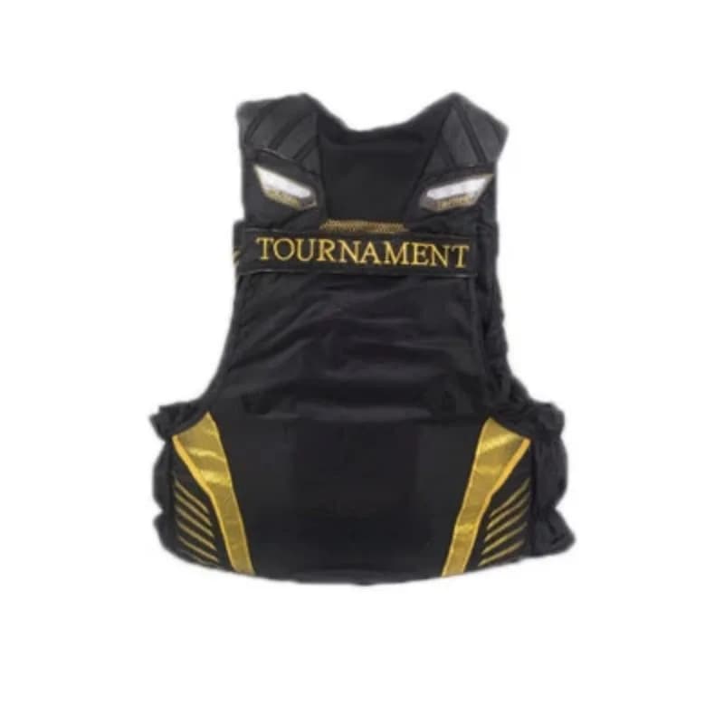 Gilet de sauvetage pêche professionnel été - Veste de flottaison noir blanc - Équipement sécurité pêche
