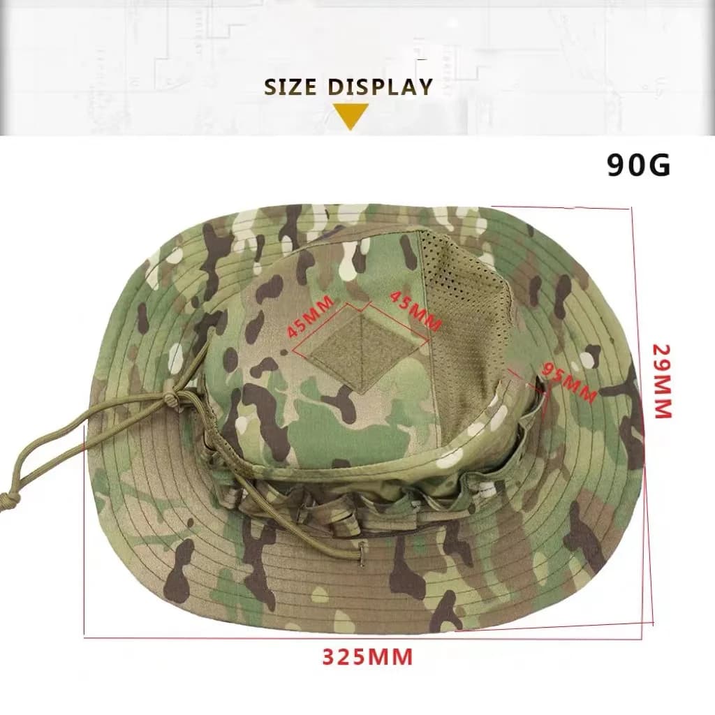 Nouvelle casquette bucket camouflage tactique 2025 pour pêche randonnée et activités outdoor multicam