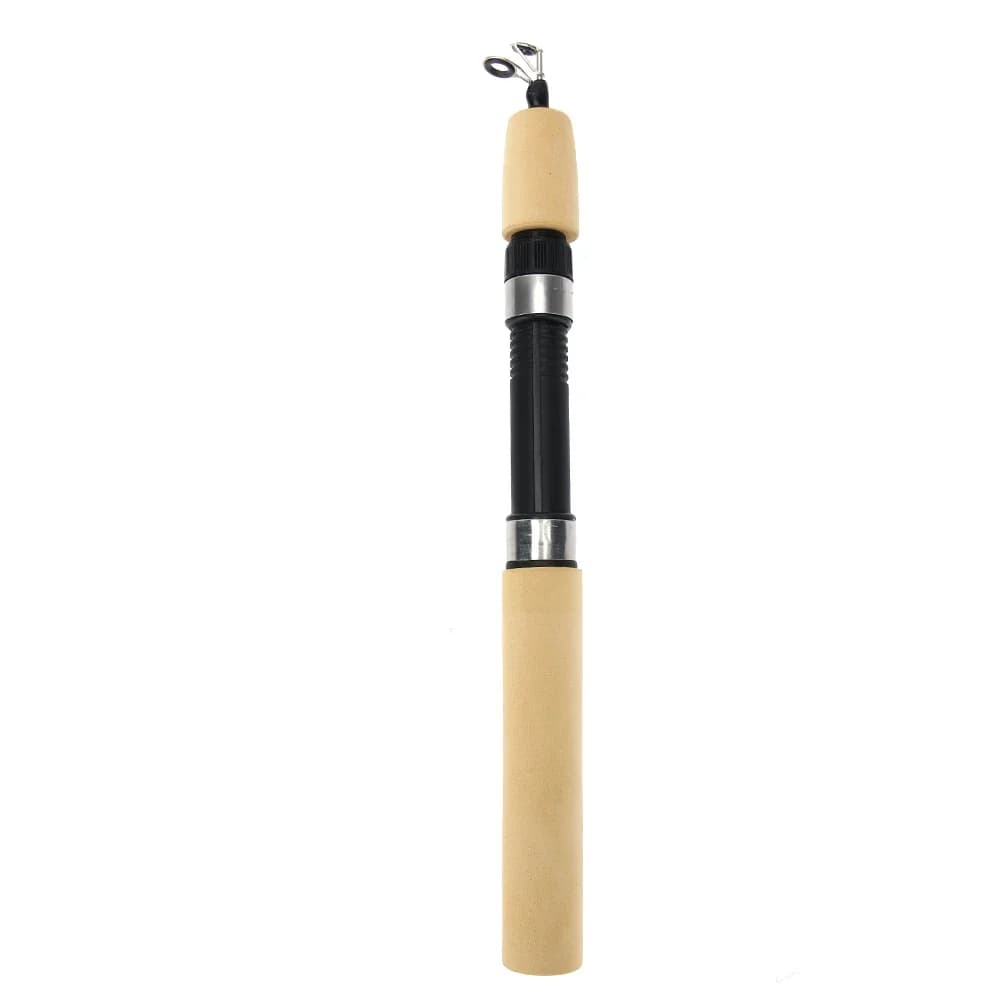 Canne pêche glace portable 60/80/100cm carbone léger, poignée confortable pour carpe, équipement pesca rivière