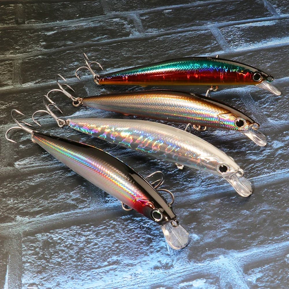 Leurre Suspending Minnow 10g 13g Jerkbait Magnétique pour la Pêche de la Perche, du Brochet et du Carnassier