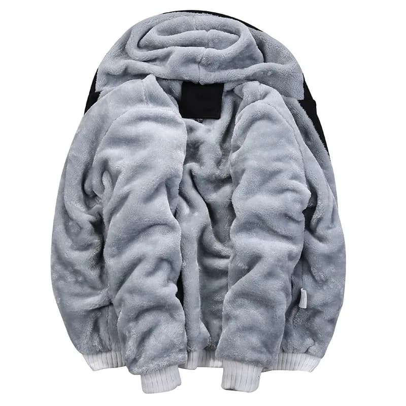 Veste pêche camouflage polaire - Vêtement chaud discret pour pêche hivernale
