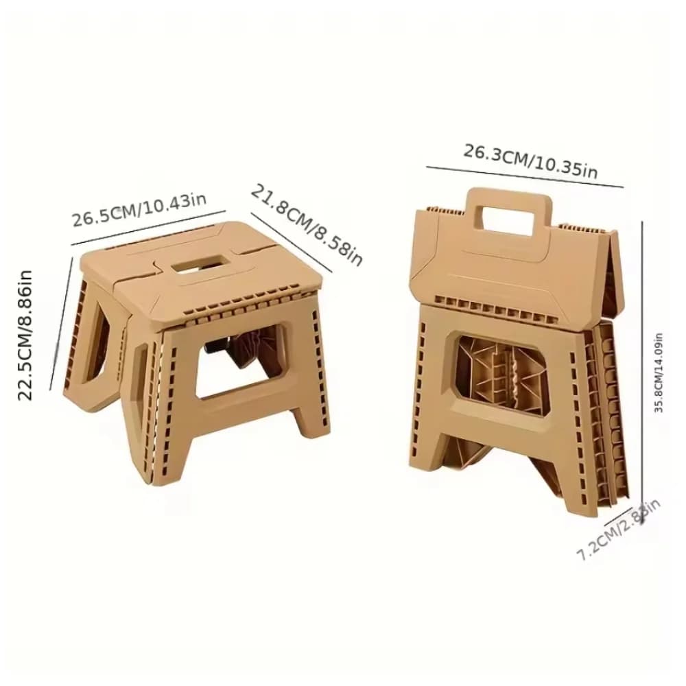 Tabouret pliant épais anti-chute pêche camping portable extérieur banc pliable