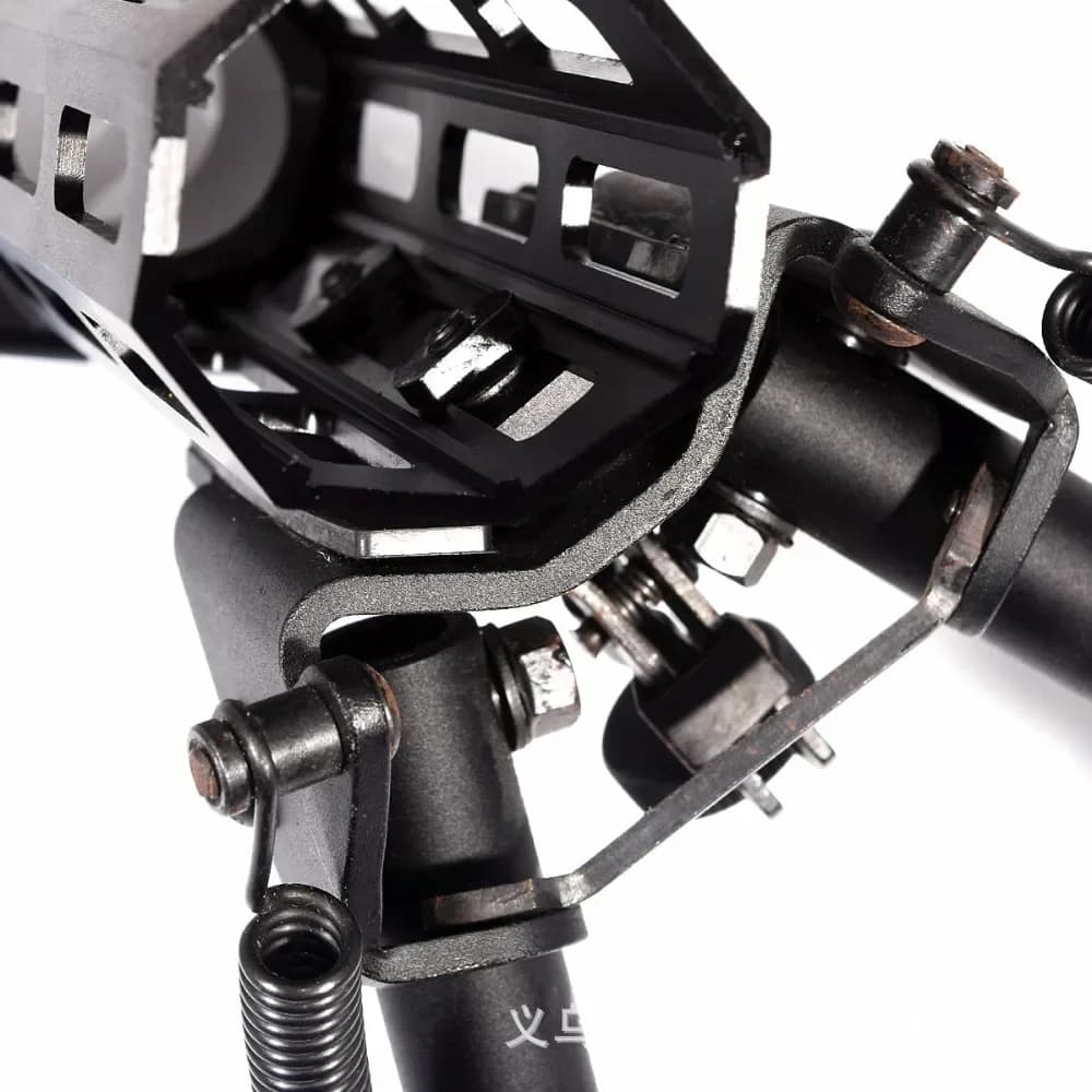 Adaptateur bipode M-LOK Keymod pour rail Picatinny AR15 - montage bas profil chasse tactique