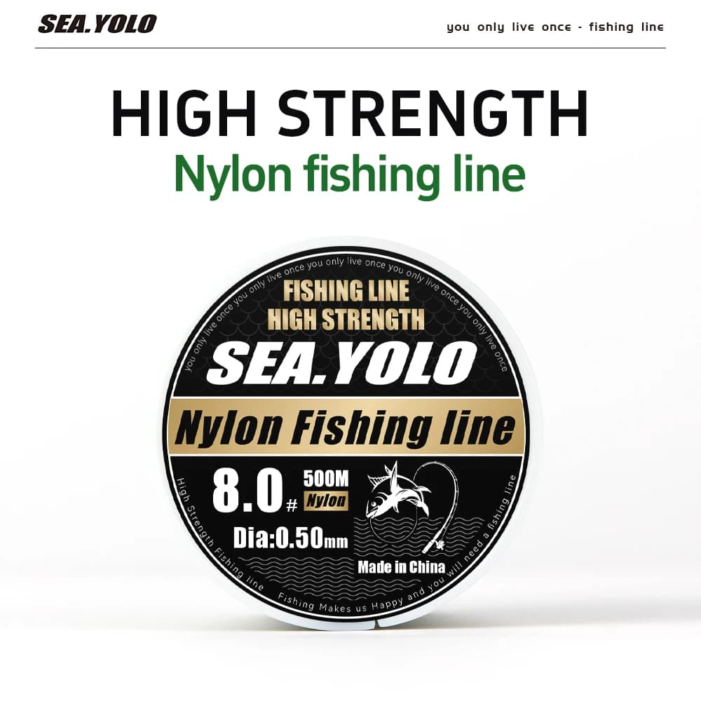 Ligne de Pêche Fluorocarbone 500M Japon : Bas de Ligne Sinking 0.14mm-0.50mm pour Leurres