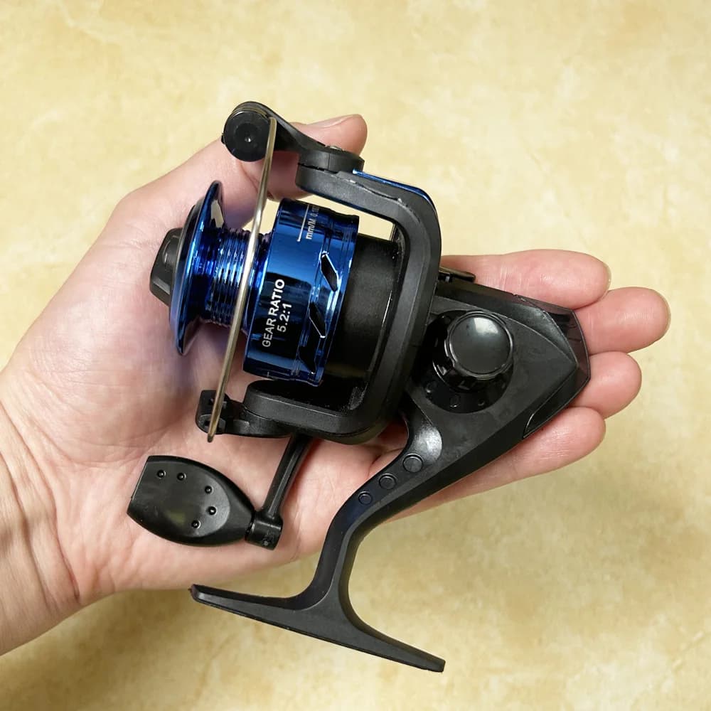 Moulinet spinning pêche plastique 5.2:1 roulement leurre traîne pêche volante accessoires