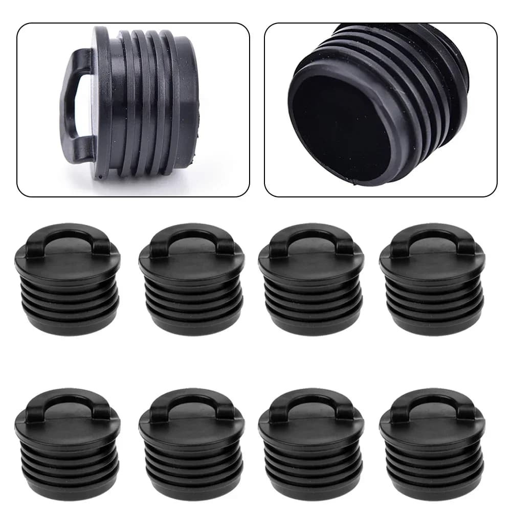 Lot de 4 bouchons de vidange pour kayak - Bouchons étanches 3,5 cm pour canoë et bateau