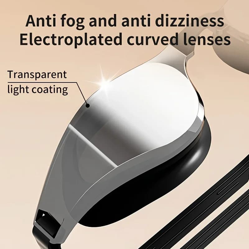 Lunettes de natation professionnelles anti-buée 2025 HD étanches pour hommes et femmes avec protection optimale