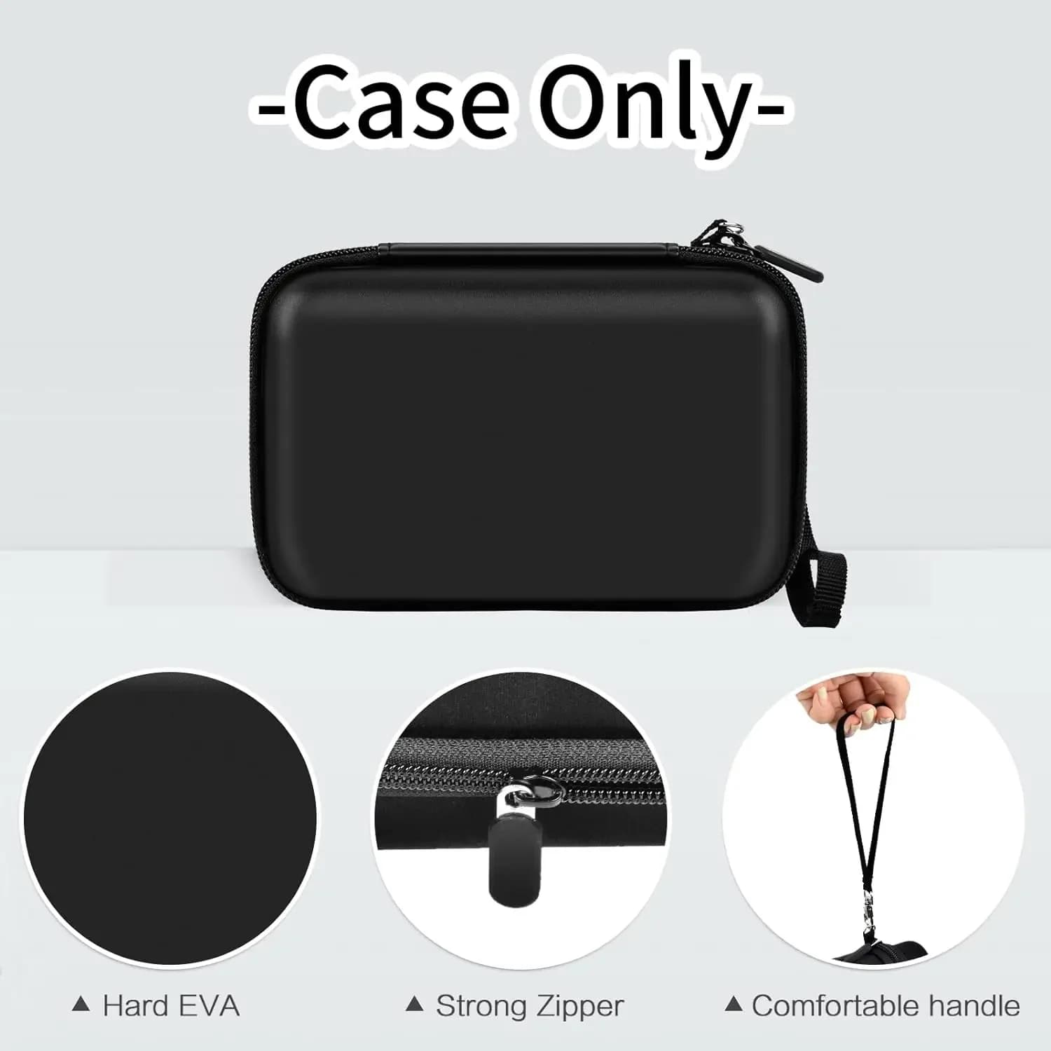 Housse de protection rigide pour Analogue Pocket - Étui de transport pour console portable et cartouches