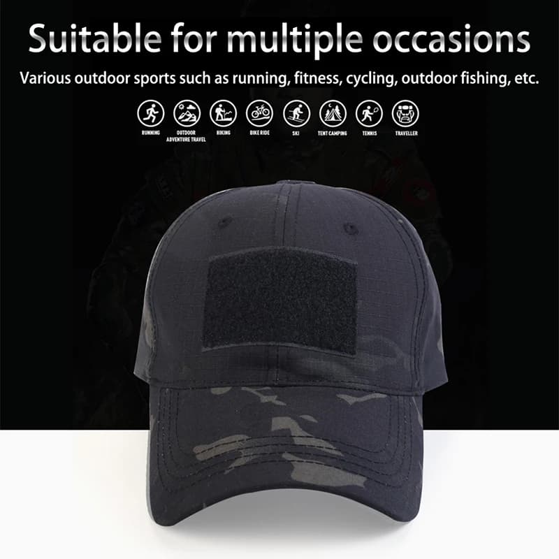 Casquette camouflage pêche cyclisme outdoor tactique réglable été homme femme