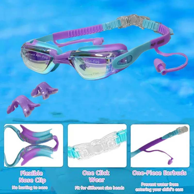 Lunettes ARENA enfants 5-13 ans professionnelles - anti-buée étanches protection UV