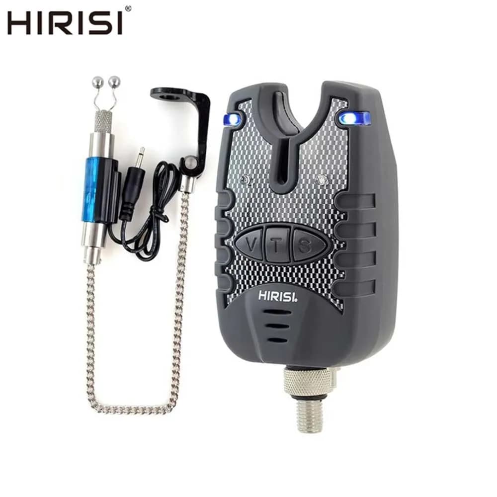 Alarme de touche carpe avec swinger lumière nuit B1140 - Détecteur morsure volume tonalité réglable