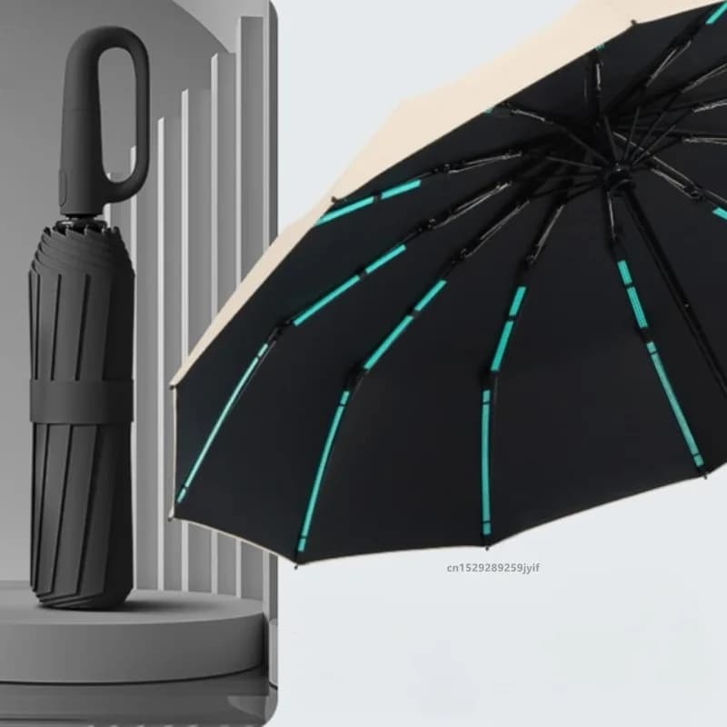 Parapluie automatique anti-vent grande taille protection UV pliable homme femme pêche