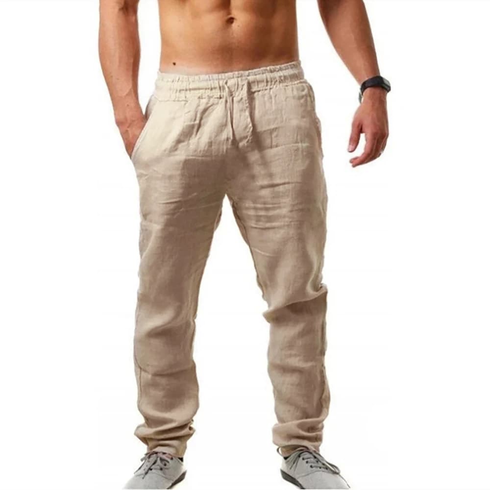 Pantalon pêche été homme léger respirant coupe loose pour pêche en rivière et lac