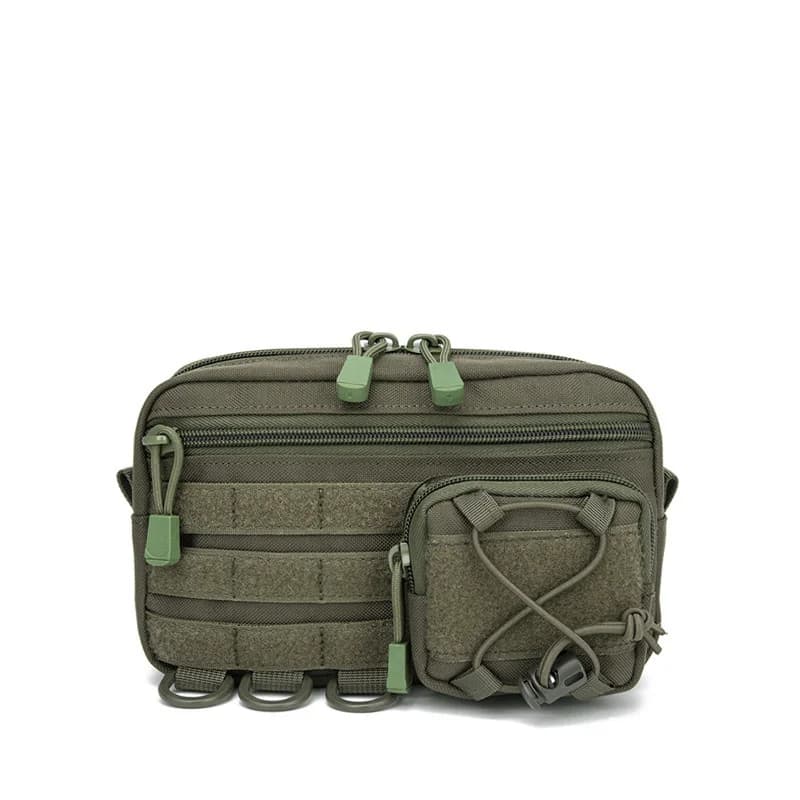 Sac banane tactique MOLLE pour pêche - Premiers secours, rangement EDC, idéal pêche sportive