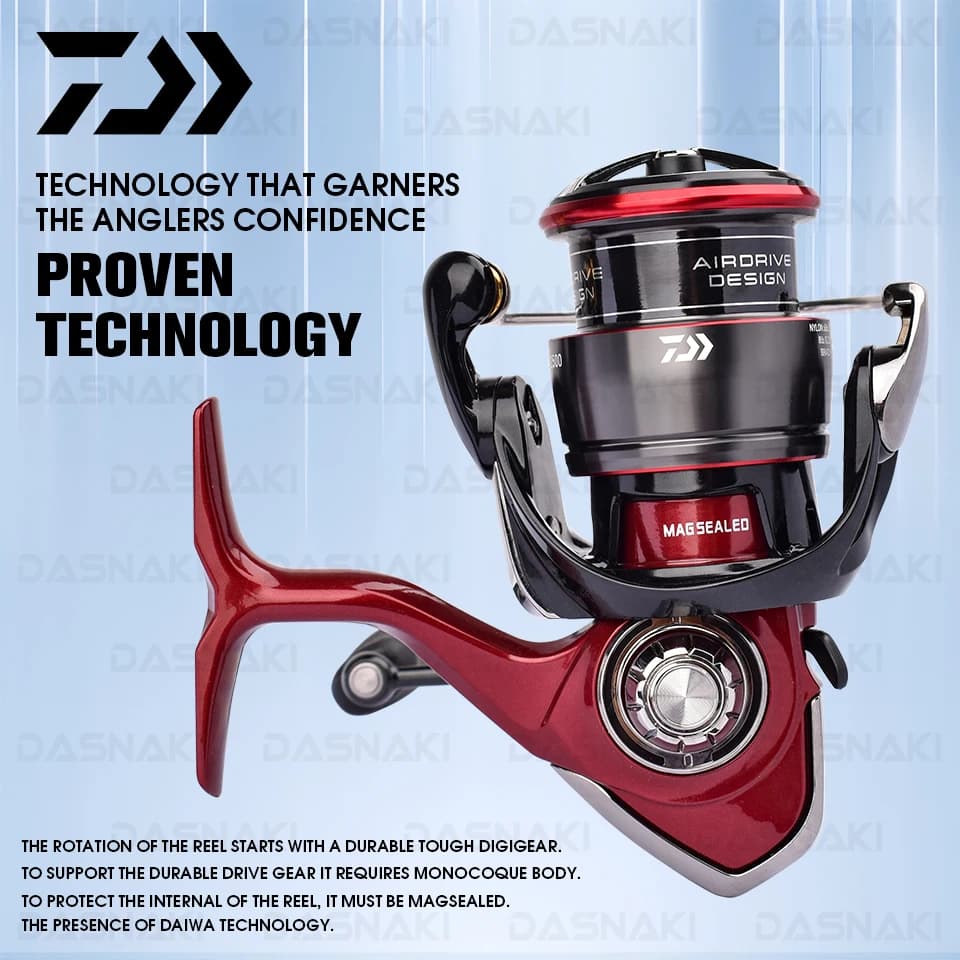 Moulinet spinning Daiwa Fuego CS LT original 2025 taille 1000 à 6000 frein 5-12kg pour pêche mer et lacs