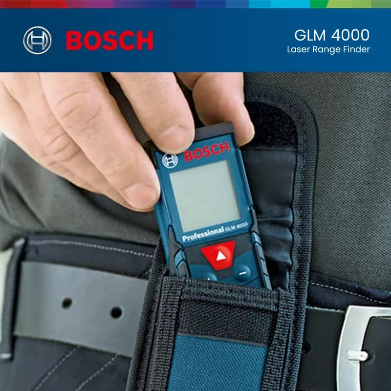 Télémètre laser Bosch GLM 4000 40mm haute précision 2mm - Instrument professionnel pour pêche